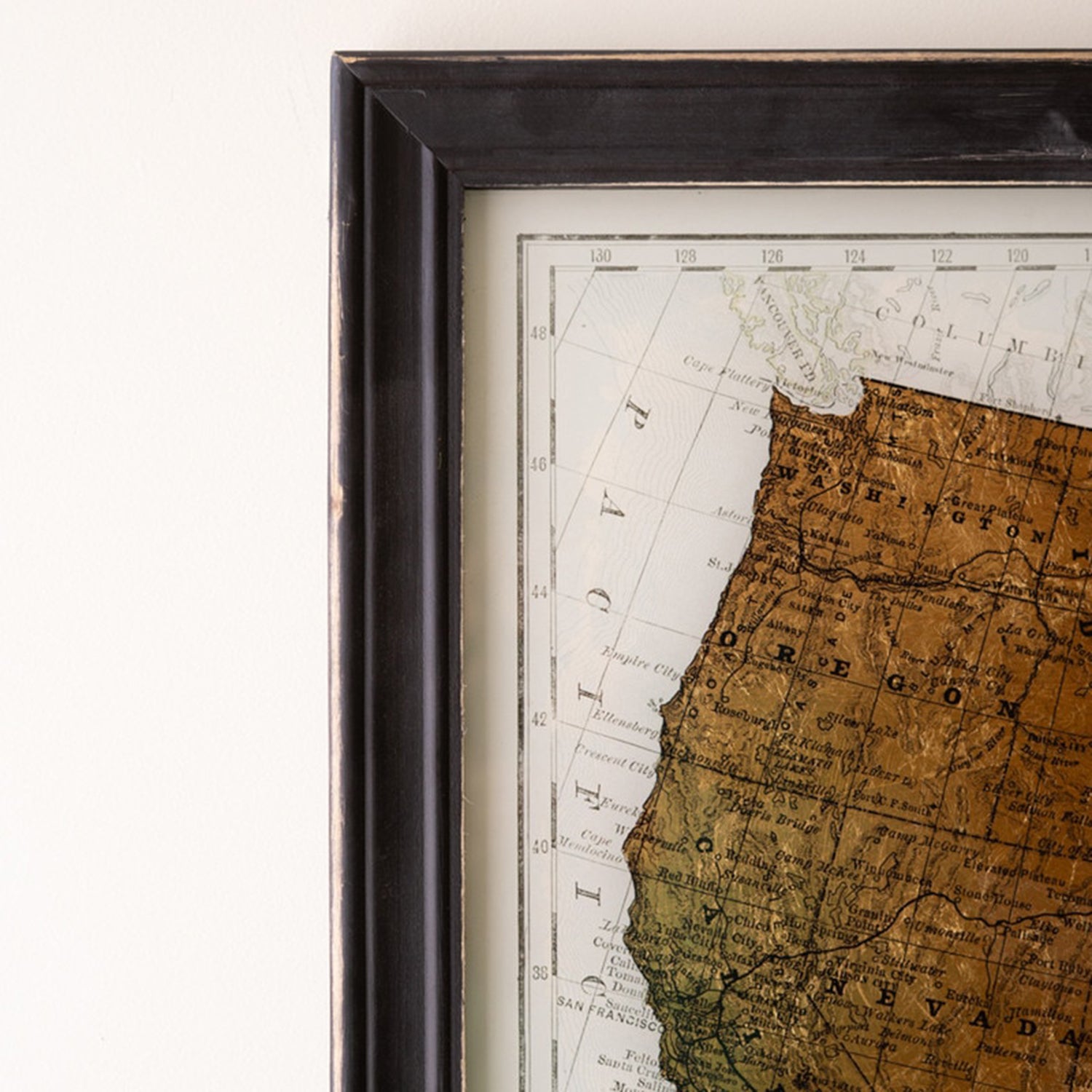 USA Framed Print Under Glass