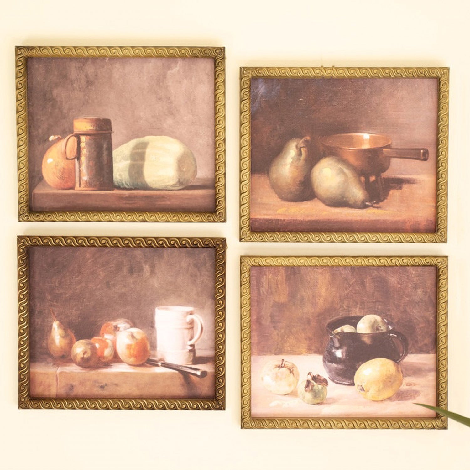 Still-Life Prints Framed Artwork Set of 4