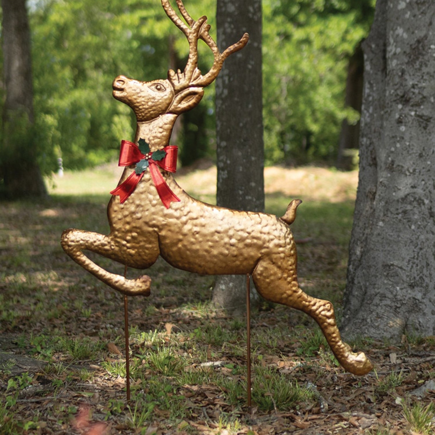 Metal Reindeer Yard Stake