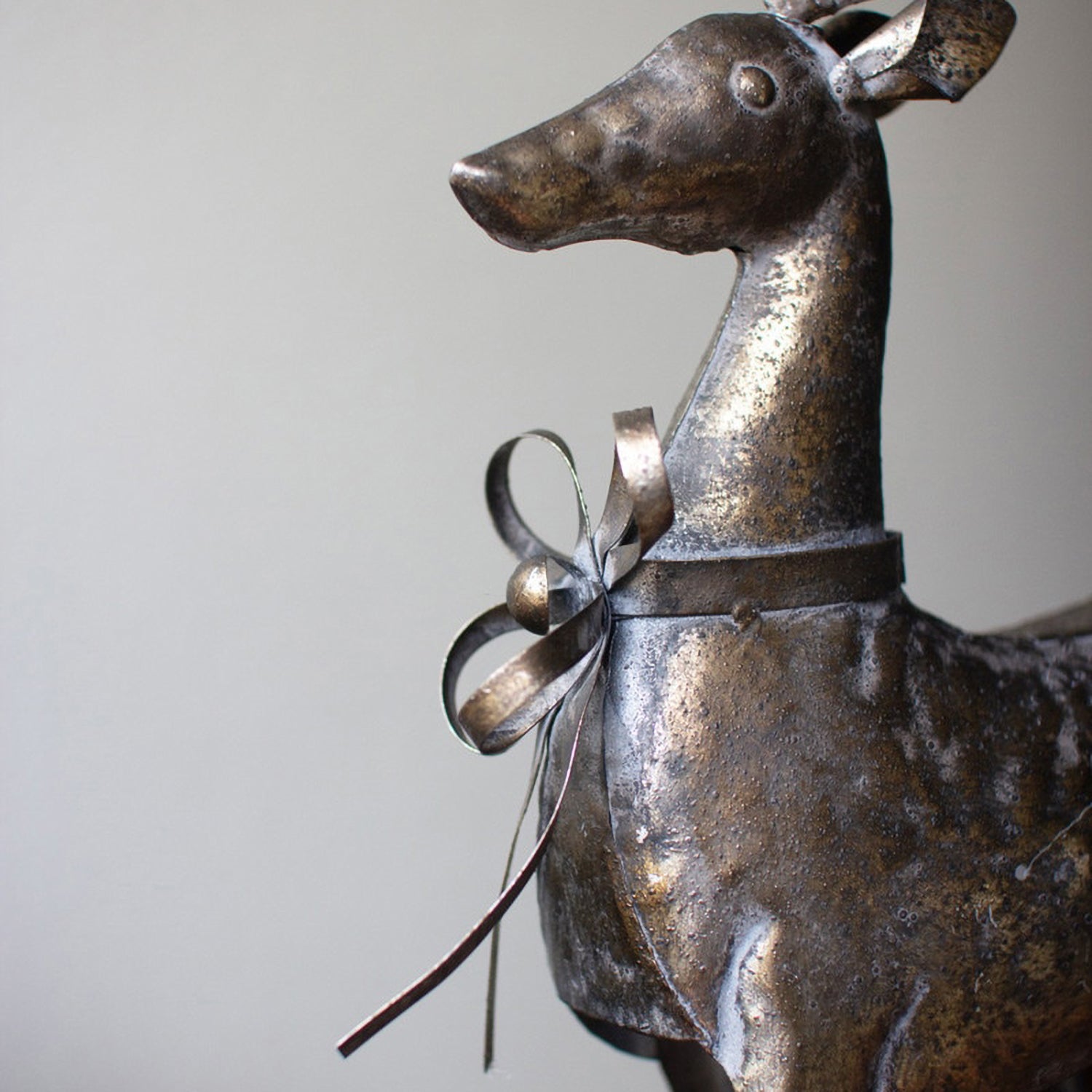 Rustic Metal Reindeer Set of 2