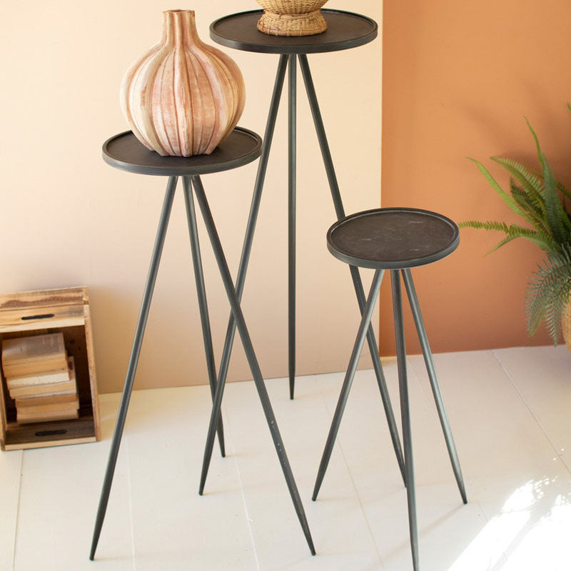 Tall Display Table Set of 3
