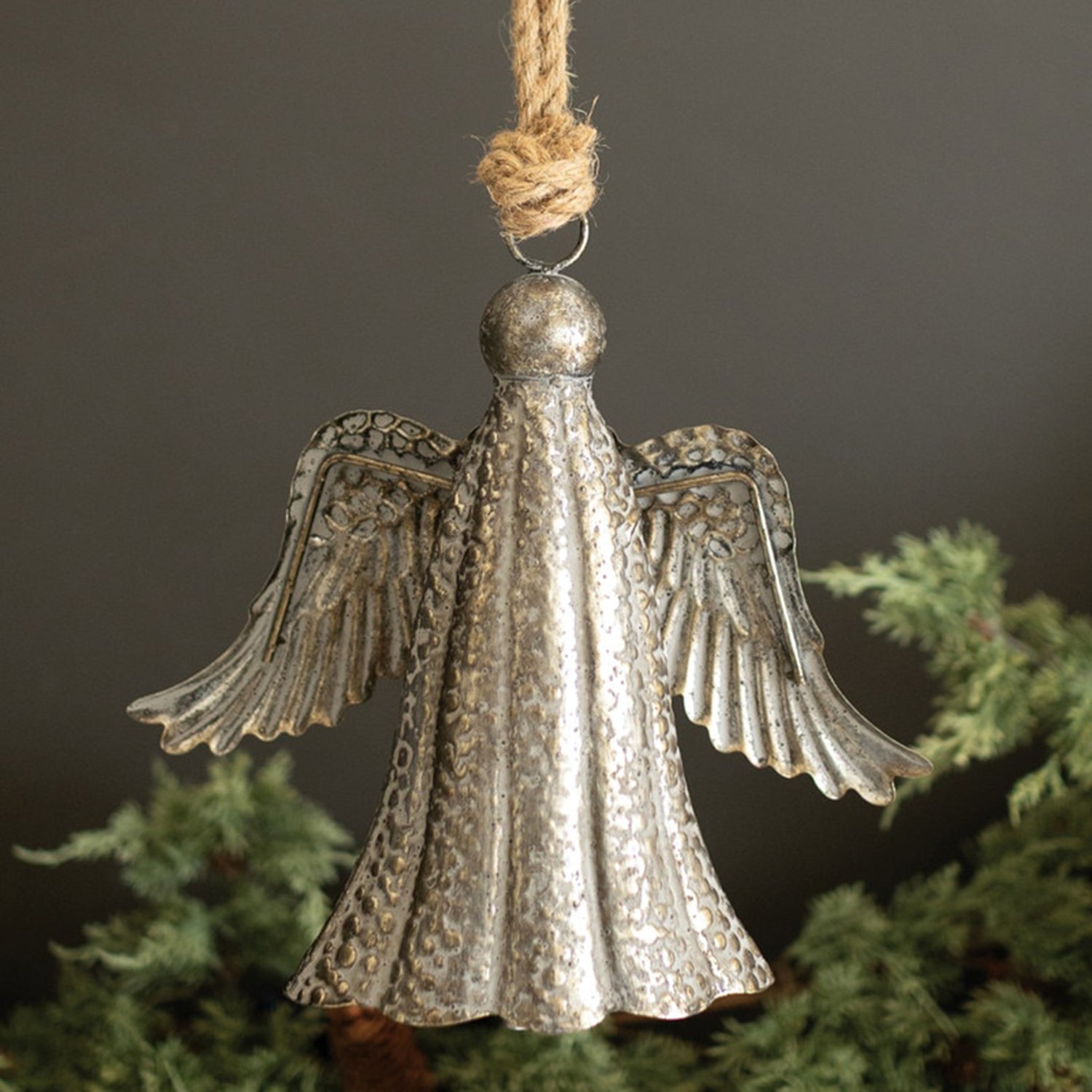 Metal Angel Bell Door Hanger Set of 2