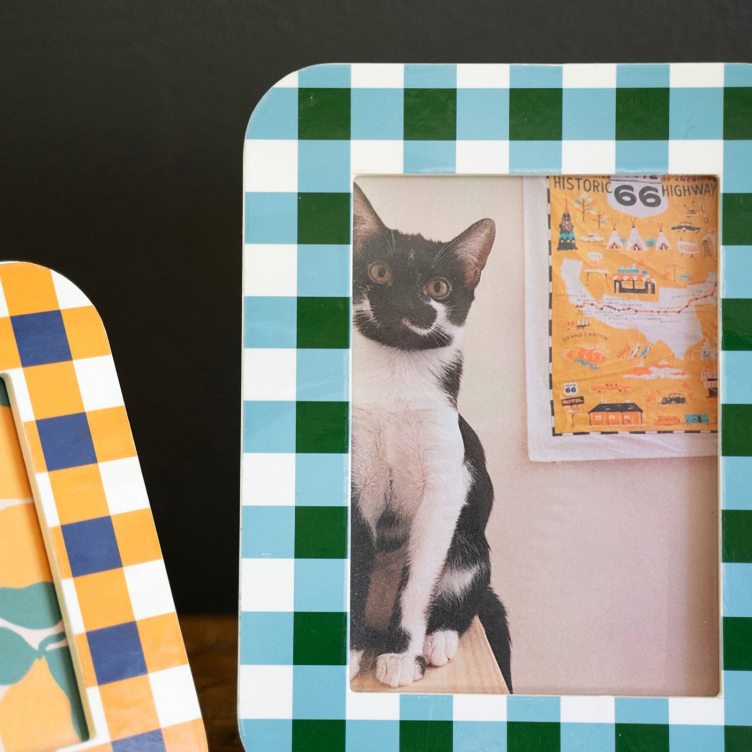 Painted Wood Photo Frame Set of 3