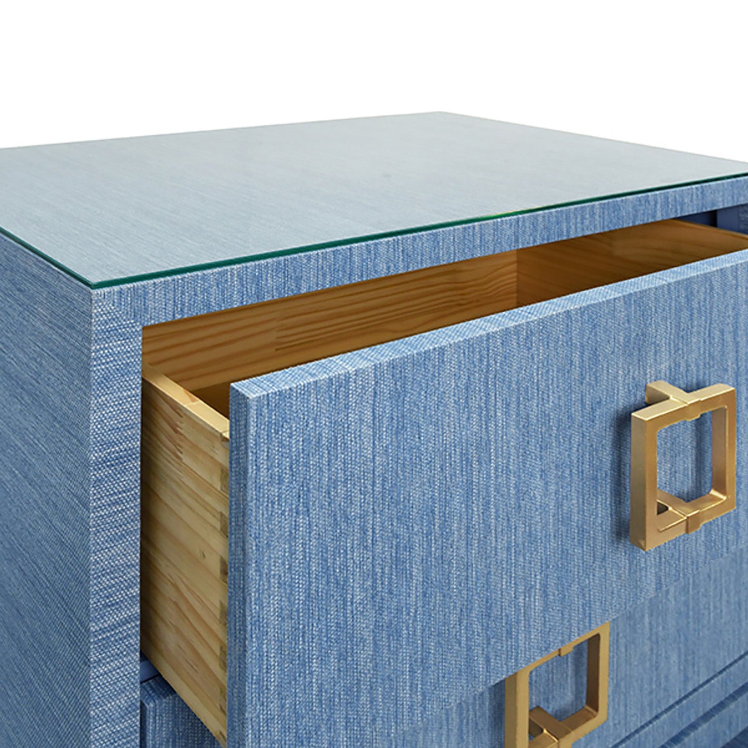 Worlds Away Cole 2 Drawer Side Table