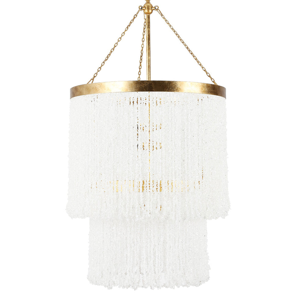 Ro Sham Beaux Collette Clear Two Tier Chandelier