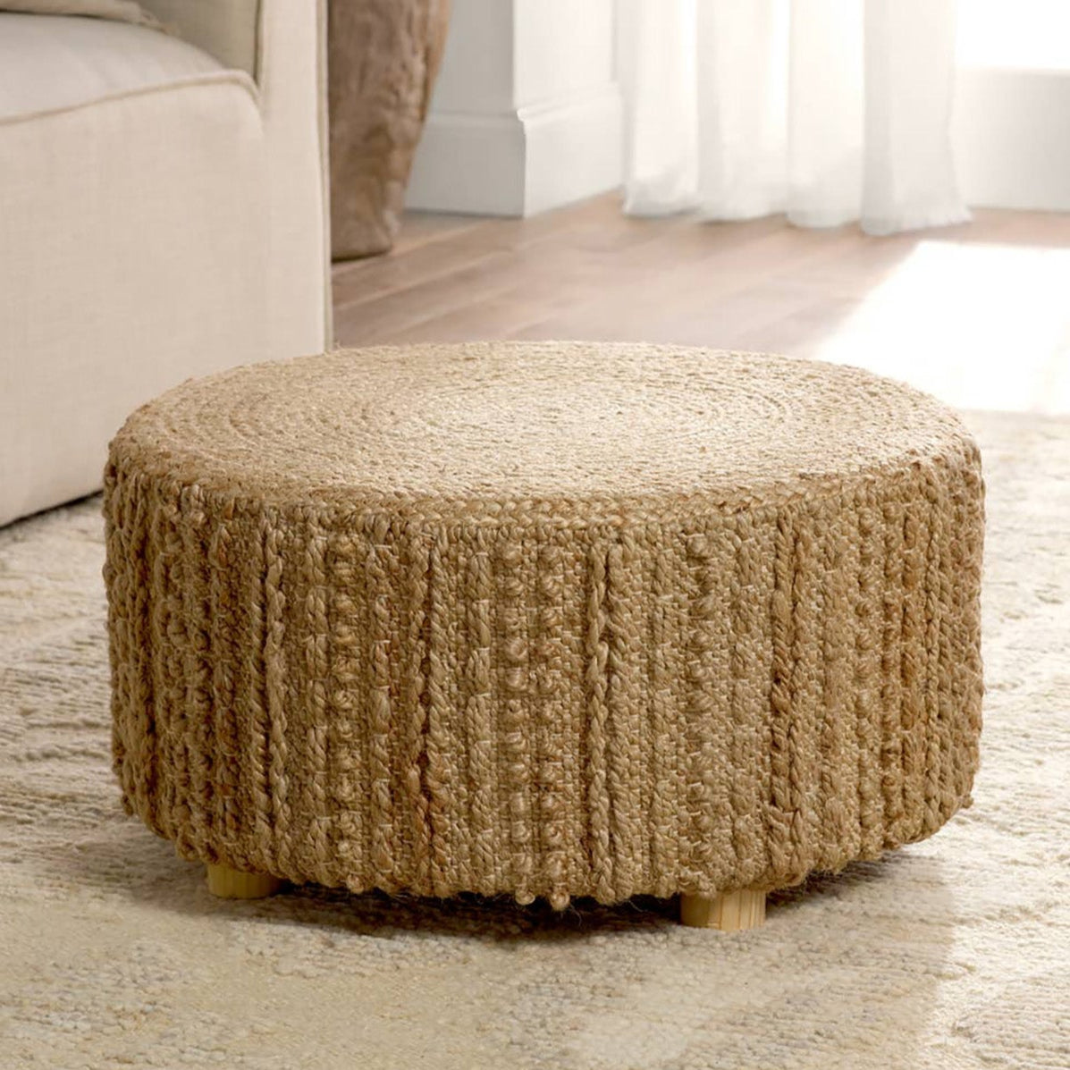 Jaipur Living Core Elm Pouf