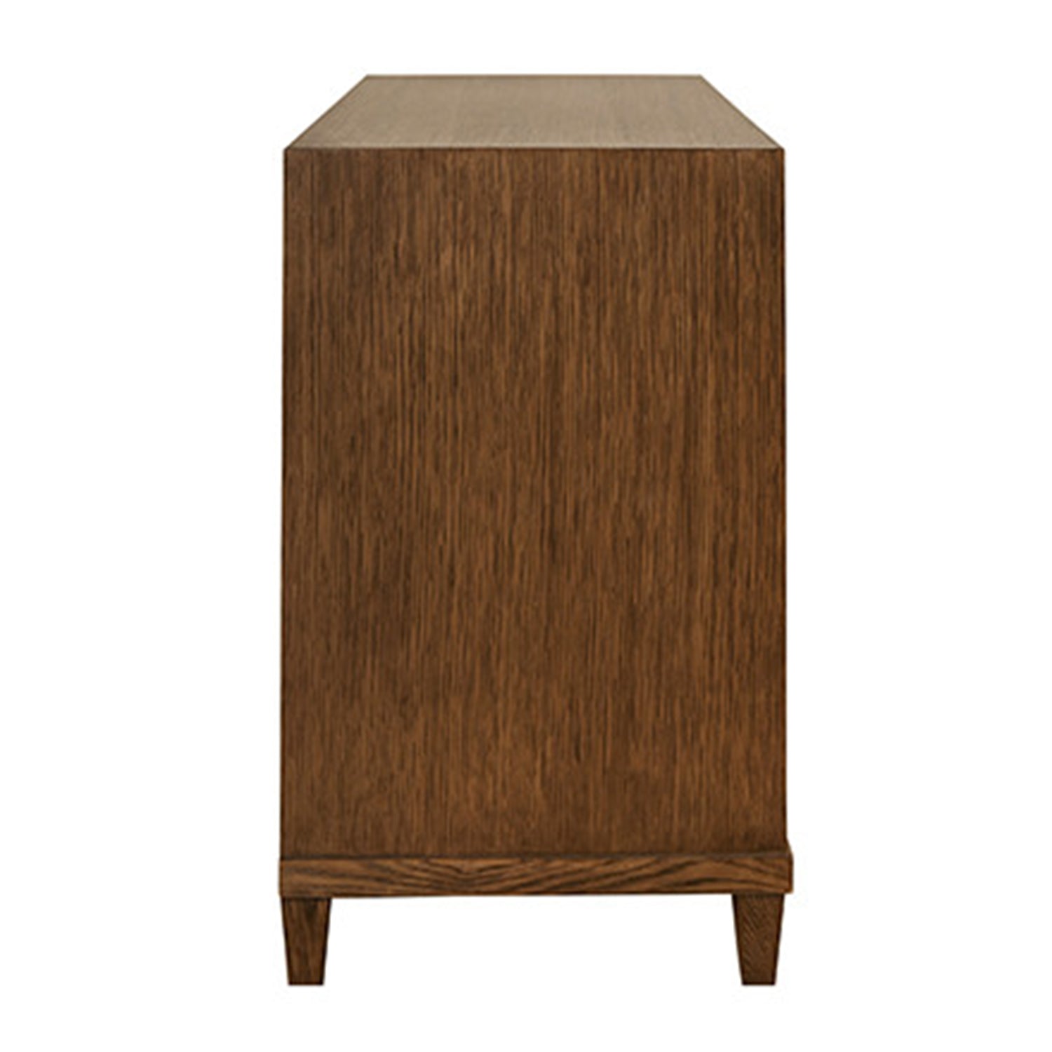 Worlds Away Corine Provincial Brown Two Drawer Side Table