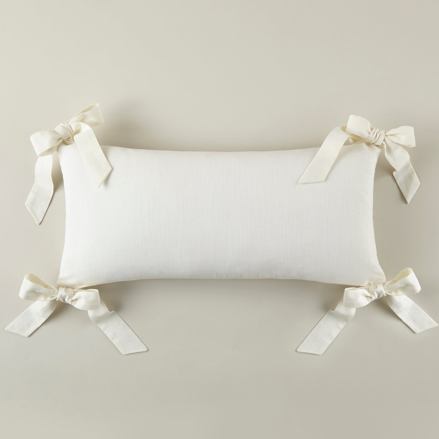 Peacock Alley x Caitlin Wilson Caitlin Oblong Bow Pillow