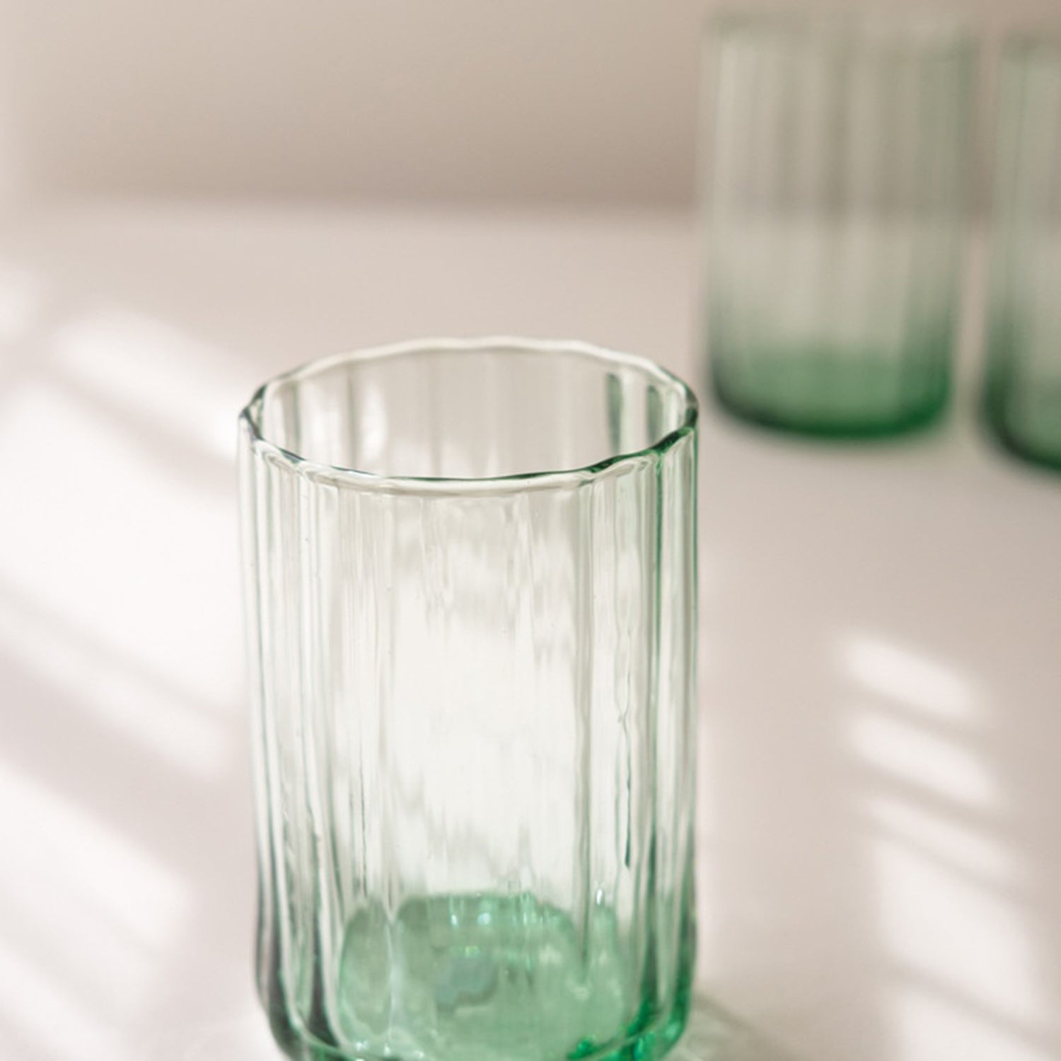 Recycled Clear Water Glass Set of 6