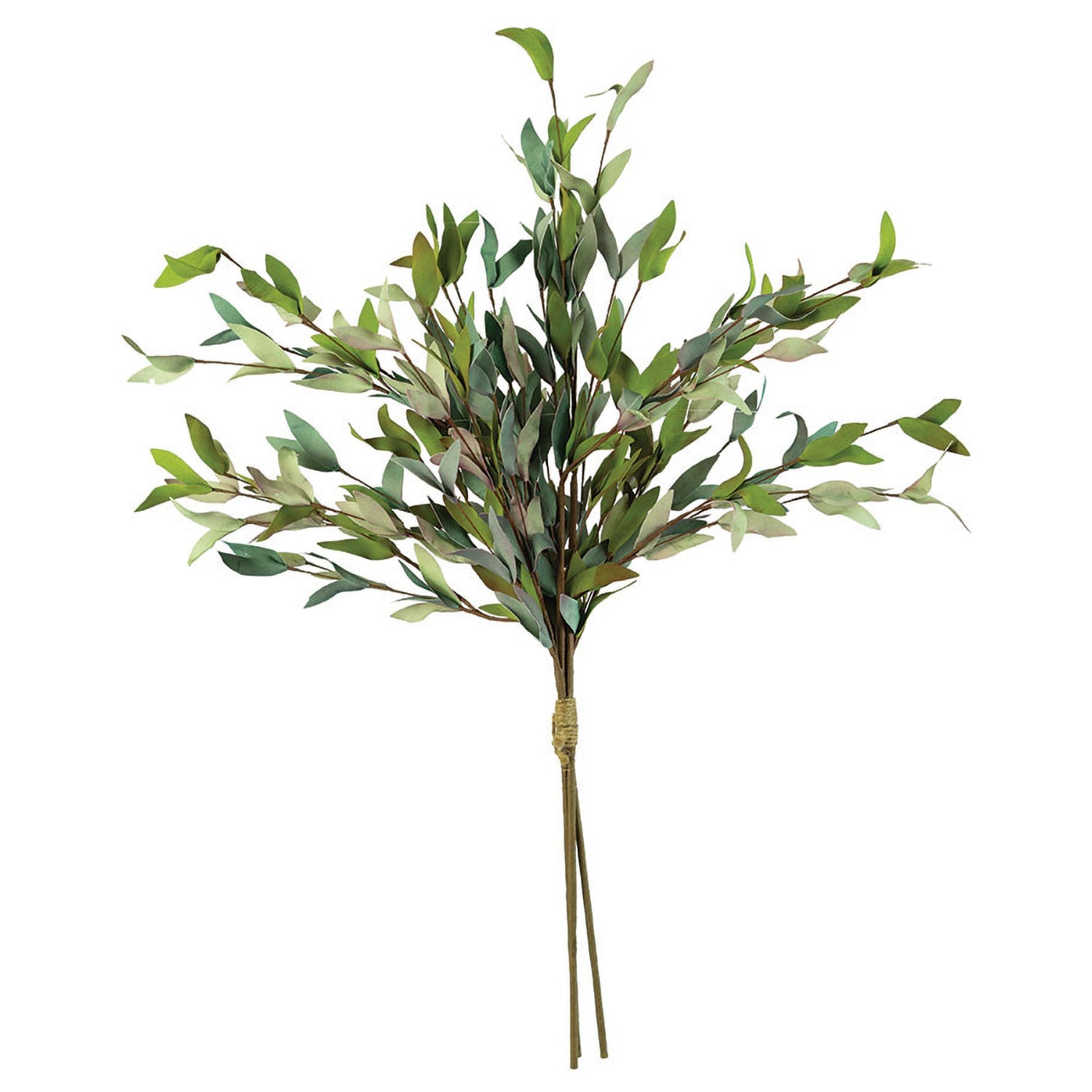 Green Bunch Faux Plant Stem Set of 6