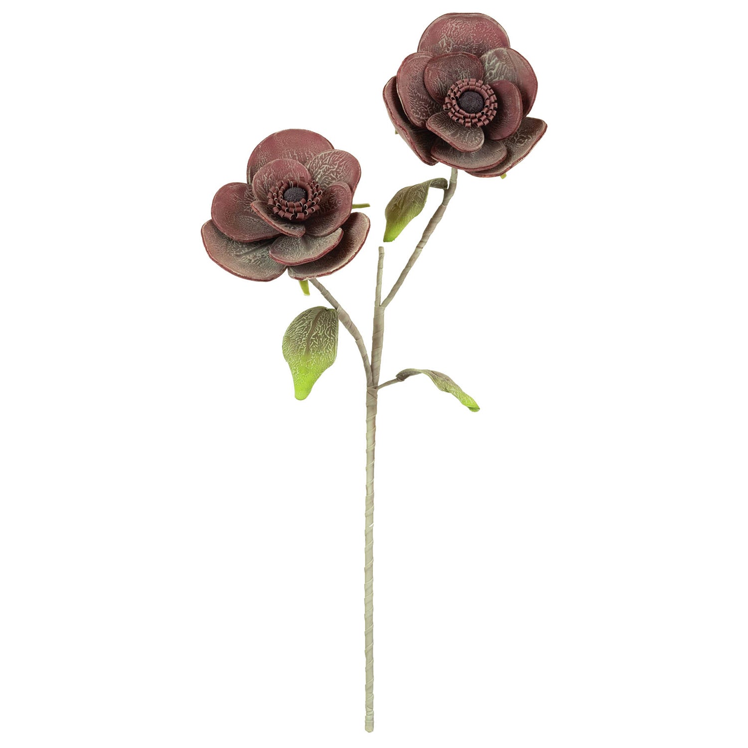 Dark Bloom Faux Plant Stem Set of 6