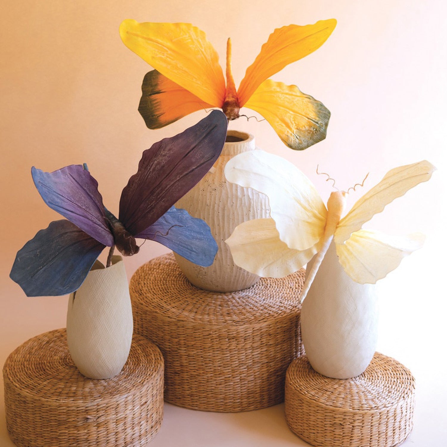 Botanica Large Butterflies Set of 3