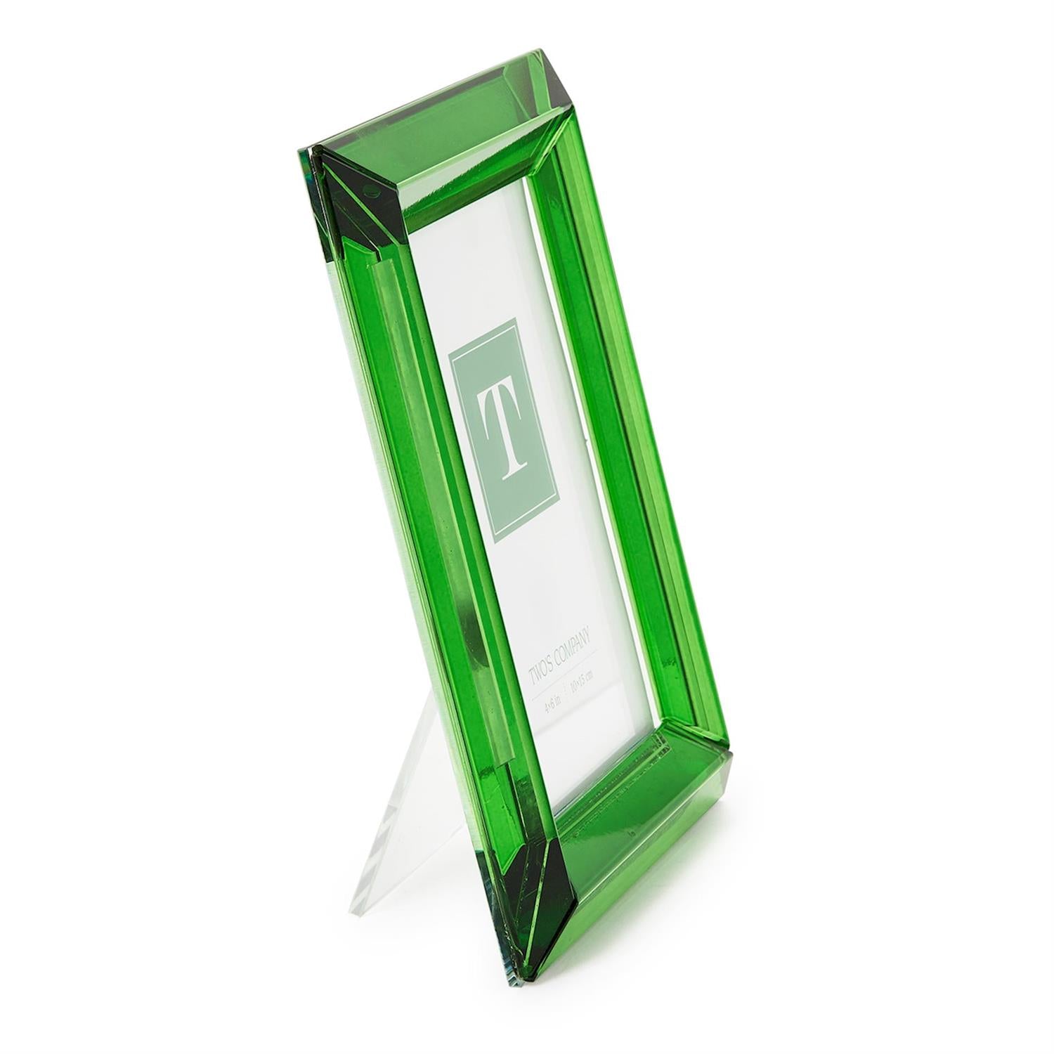 Emerald Green 4in x 6in Crystal Picture Frame