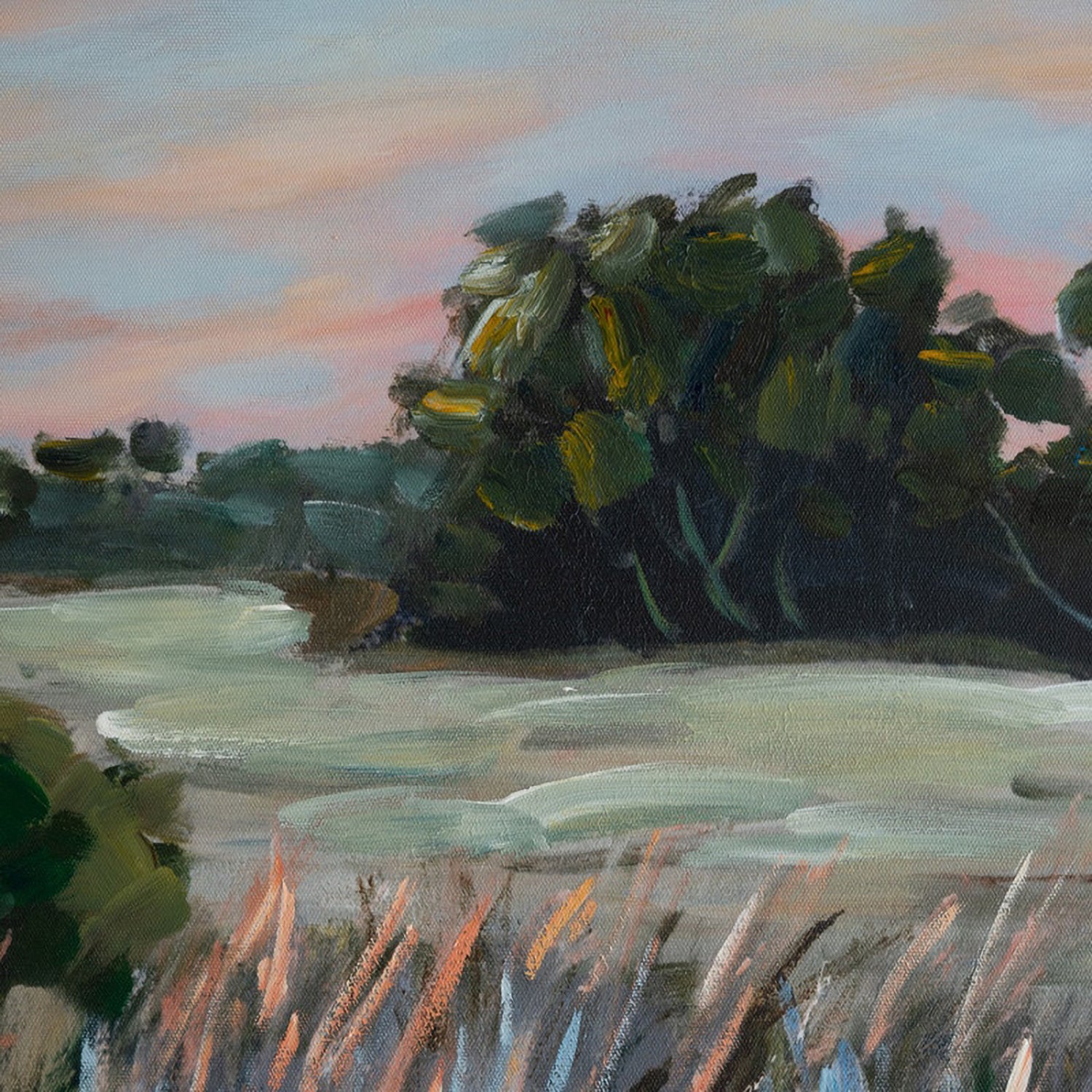 Grasslands Landscape Framed Painting