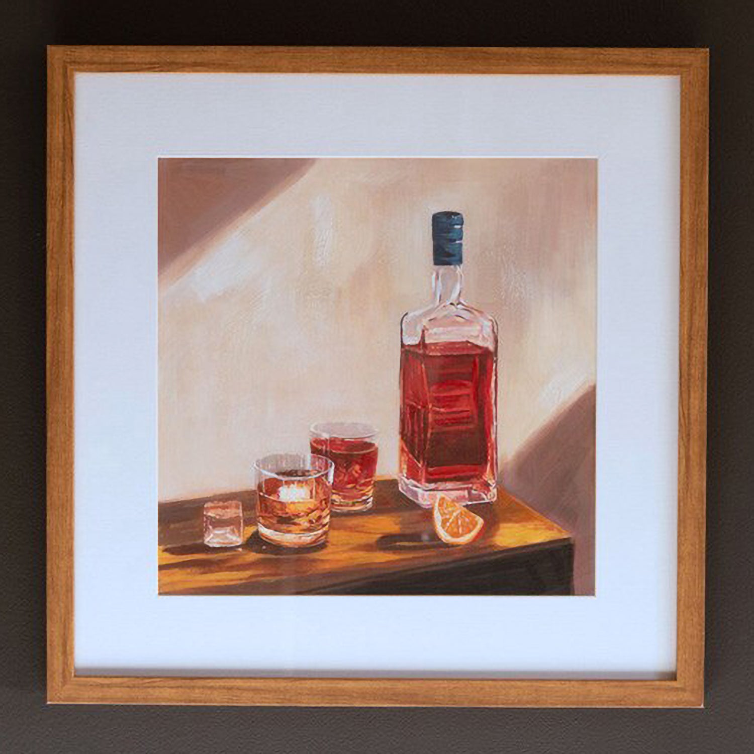 Whiskey Print Framed Artwork