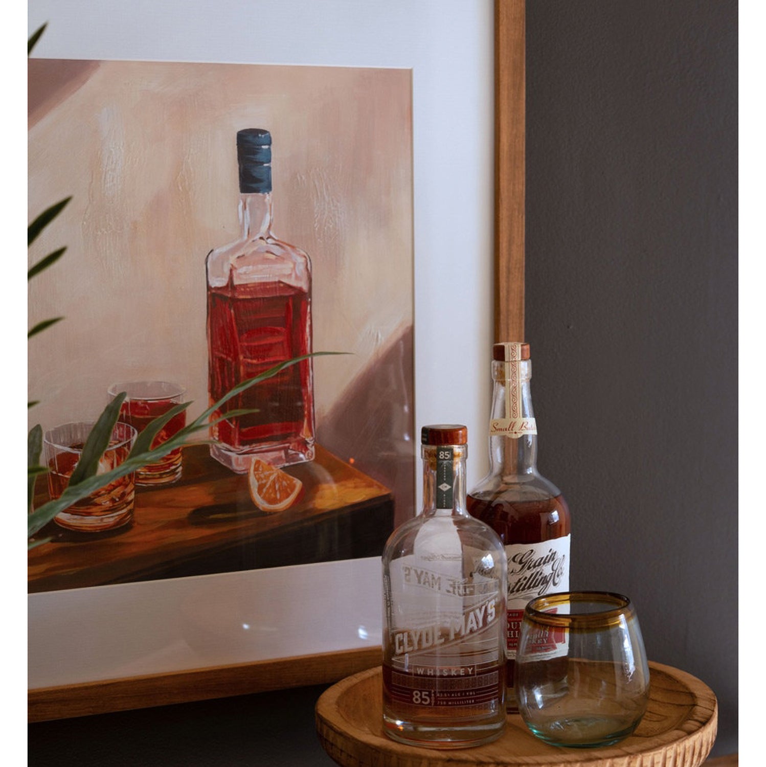 Whiskey Print Framed Artwork