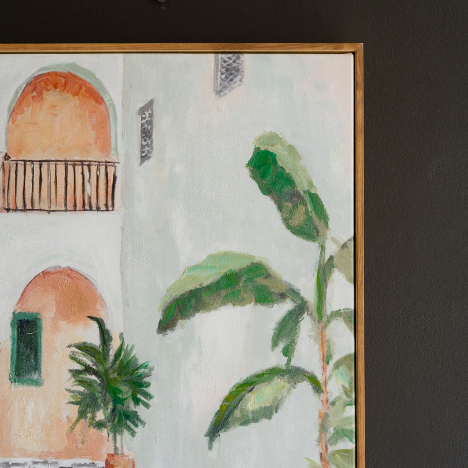 Moroccan Hotel Painting Framed Artwork