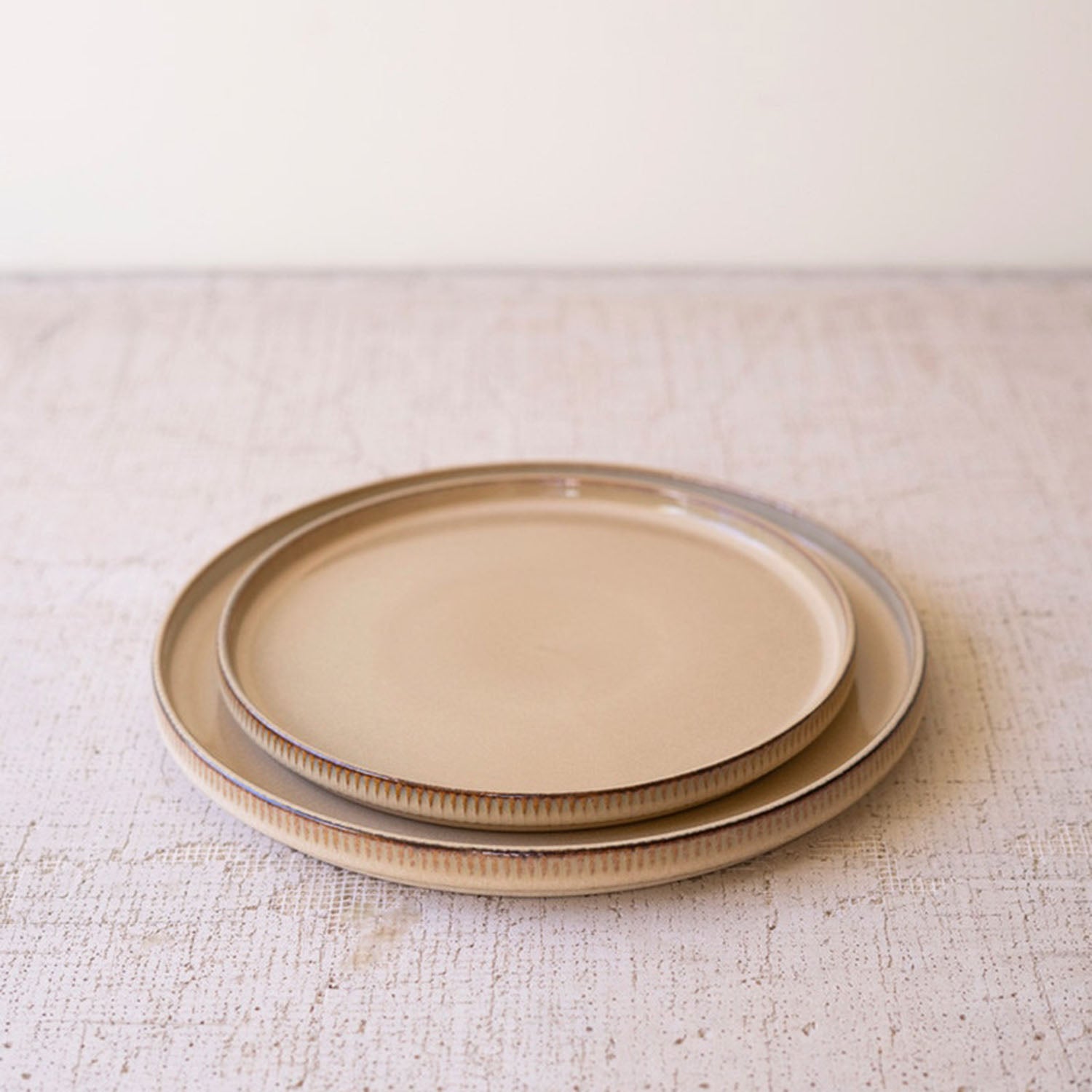 Khaki Dinner Place-Setting Set of 18
