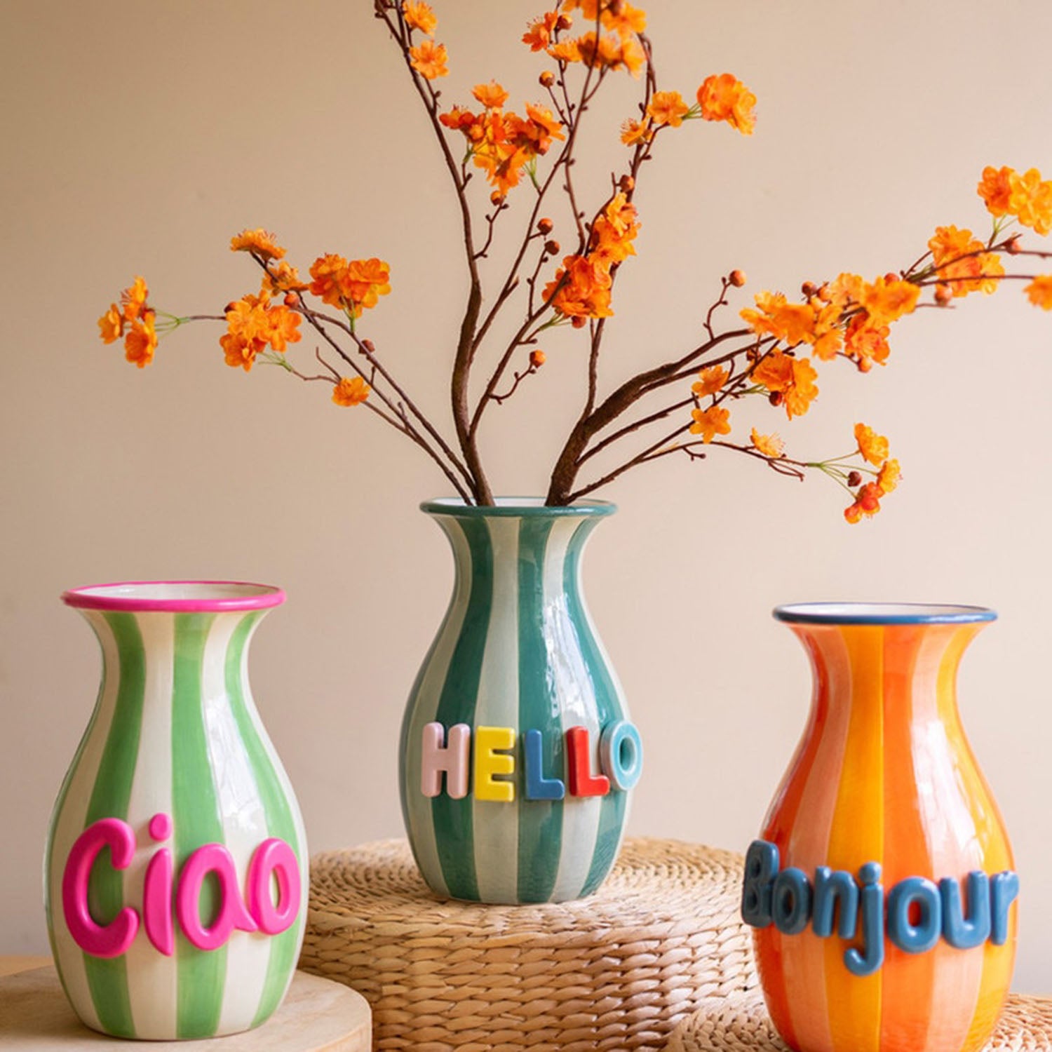 Hello Vase Set of 3