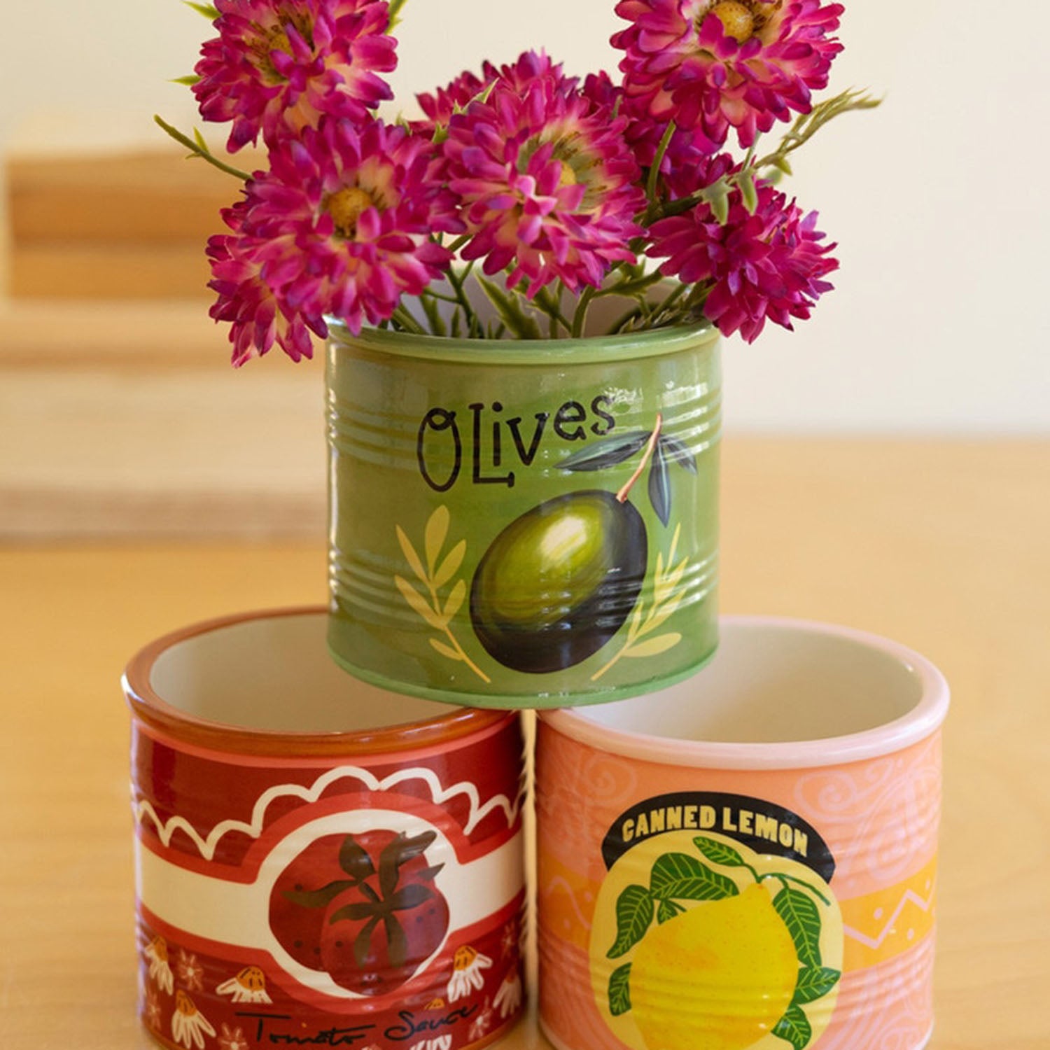 Canned Good Planter Set of 3