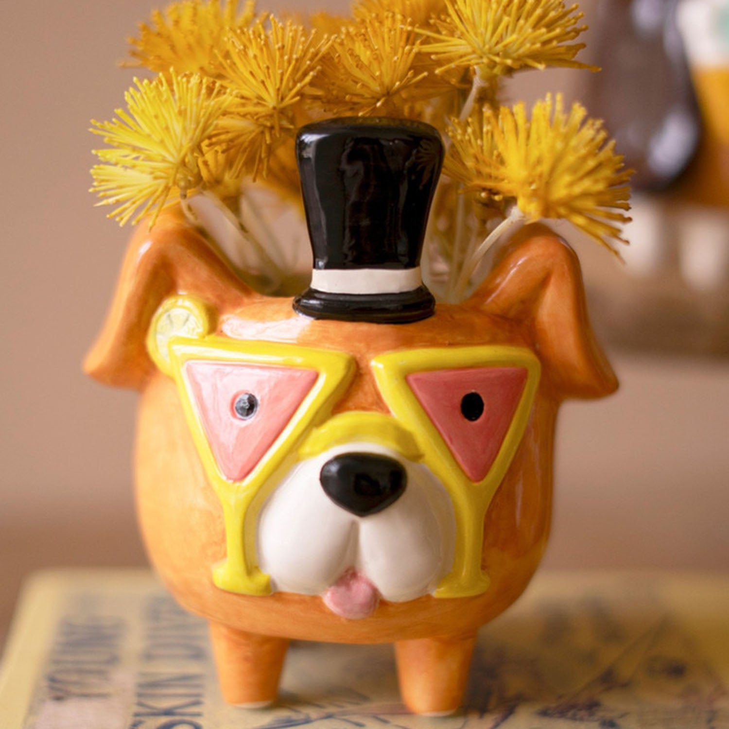 Party Puppy Planter Set of 3