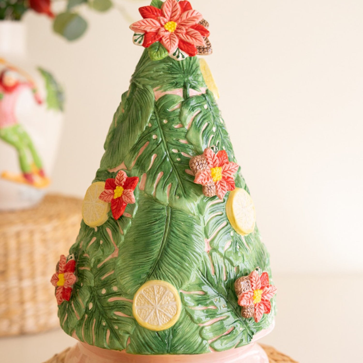 Ceramic Christmas Tree with Lemons