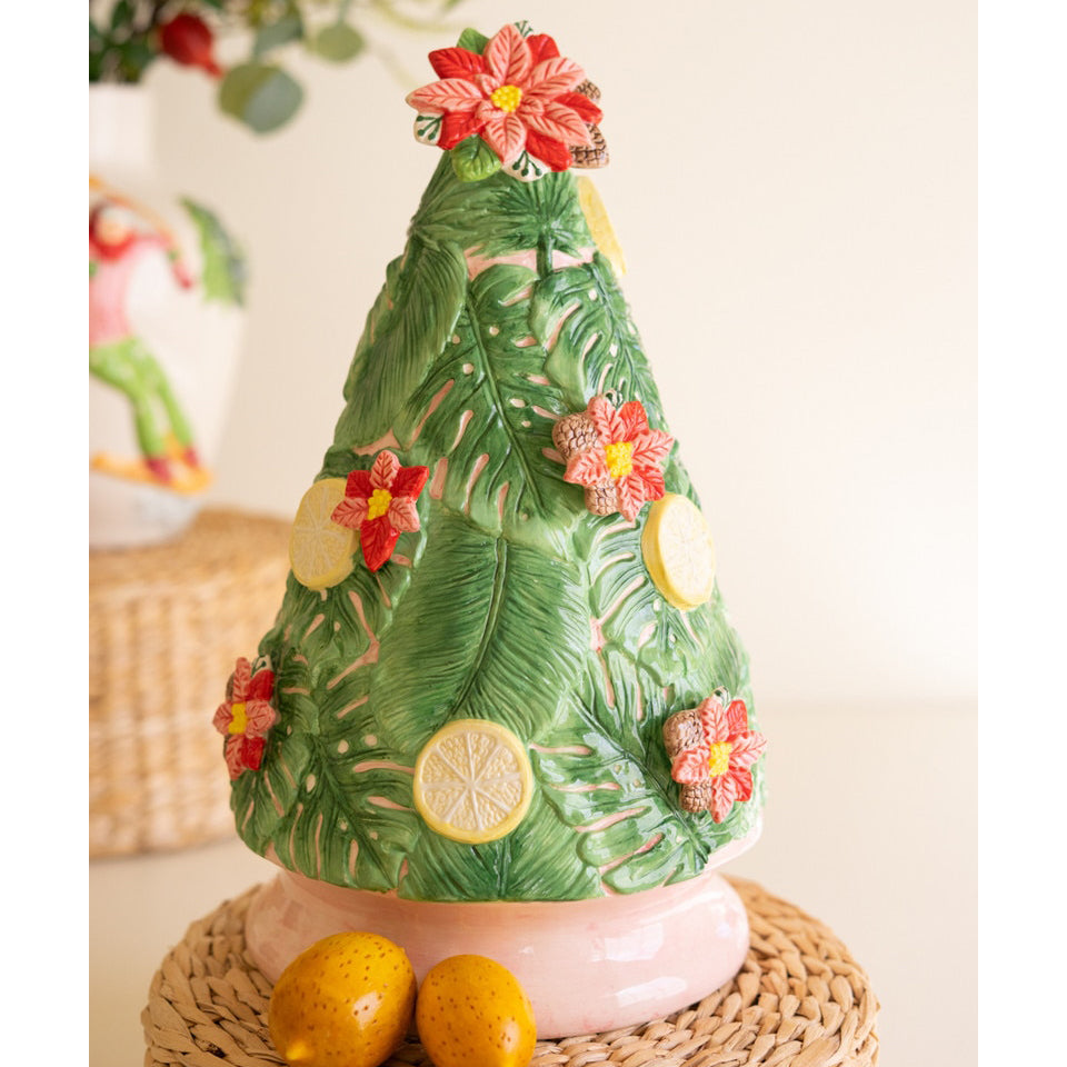 Ceramic Christmas Tree with Lemons