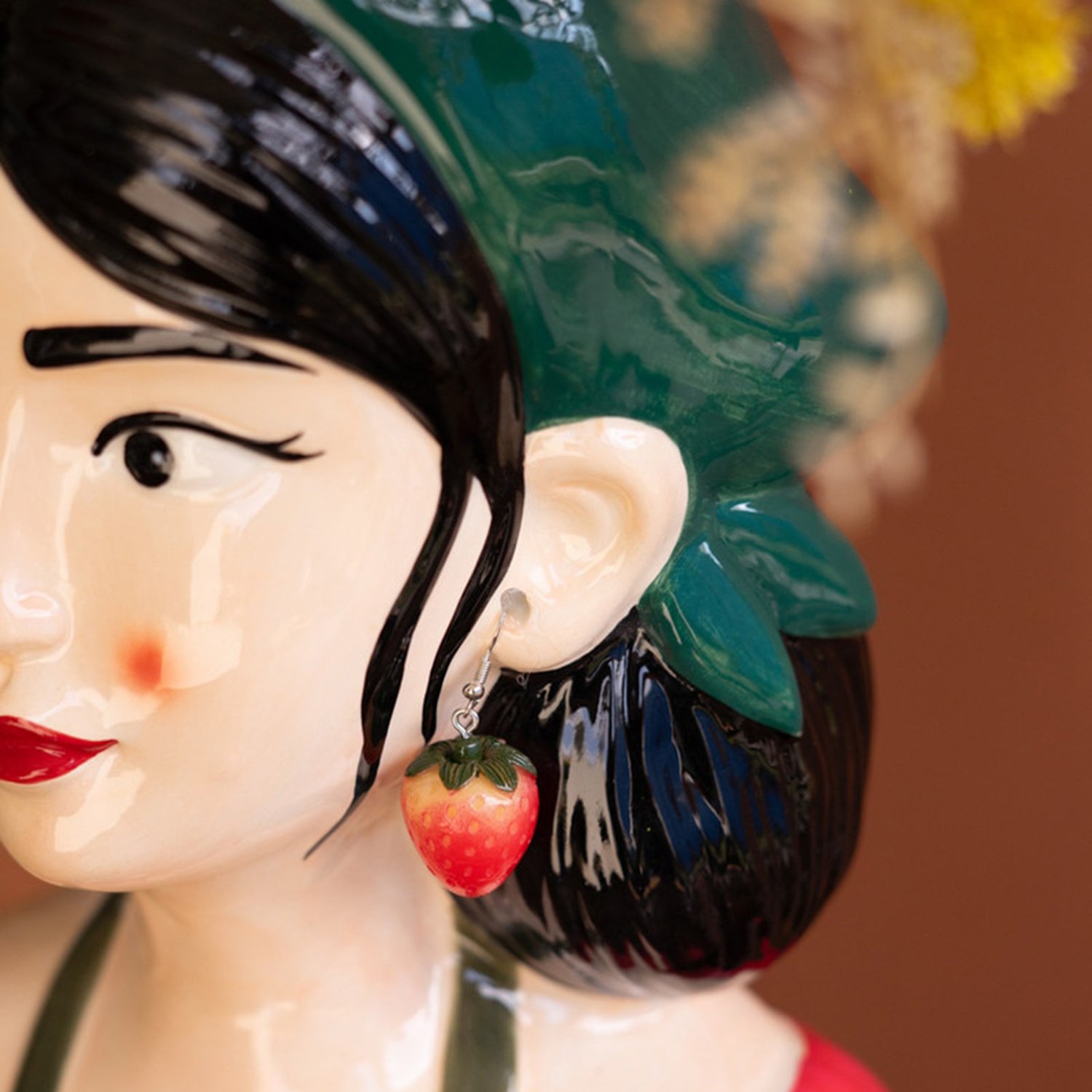 Ceramic Gardner Woman Vase