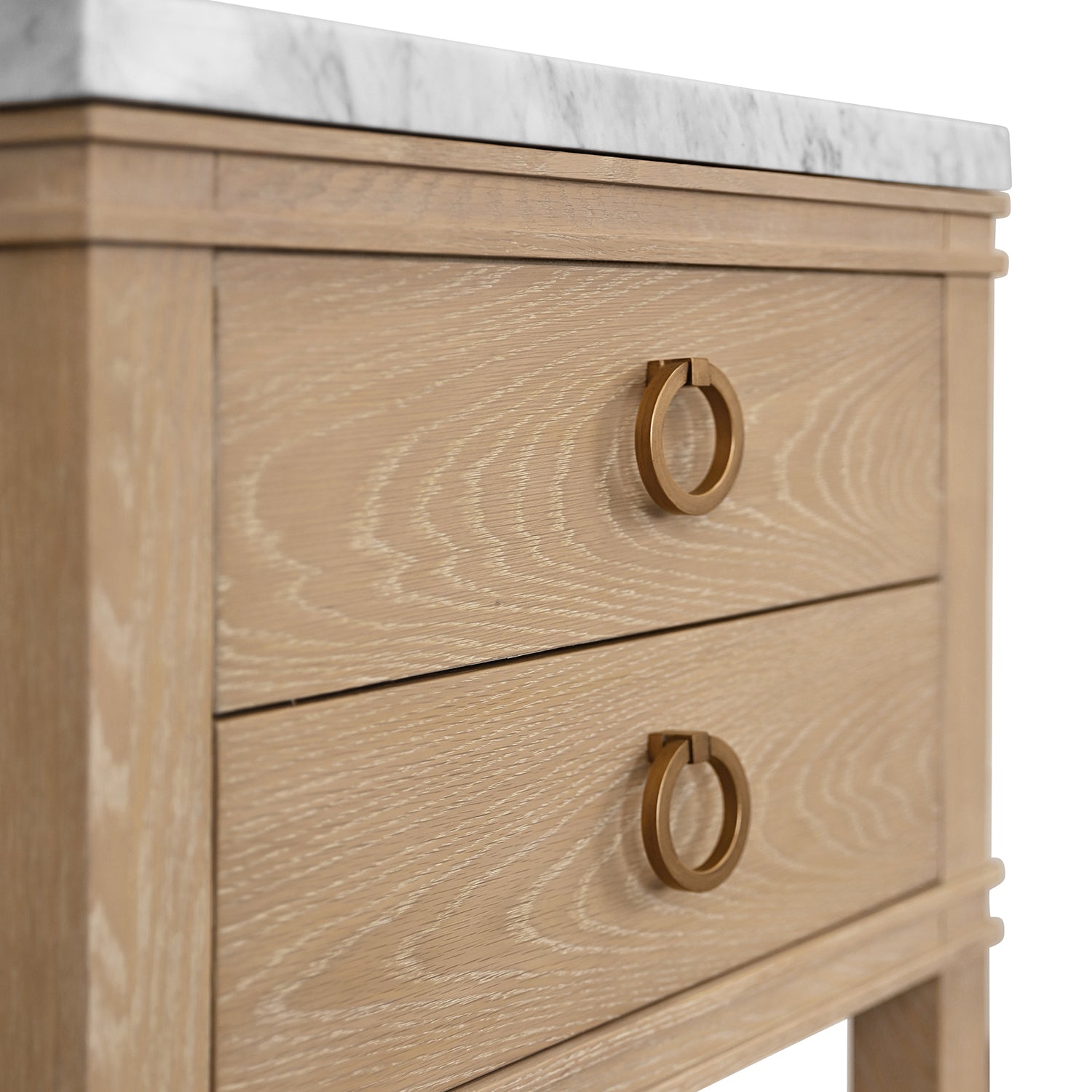 Worlds Away Cutler 24 Cerused Oak Bath Vanity