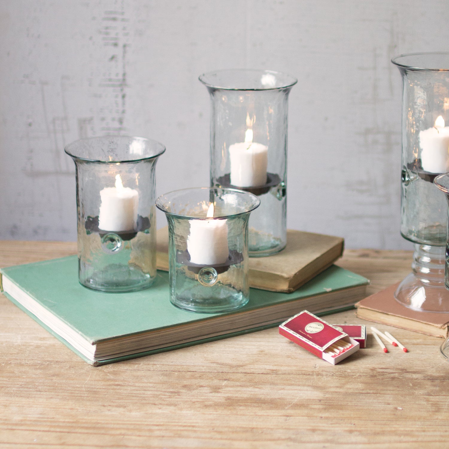 Cylinder Votive Set of 3