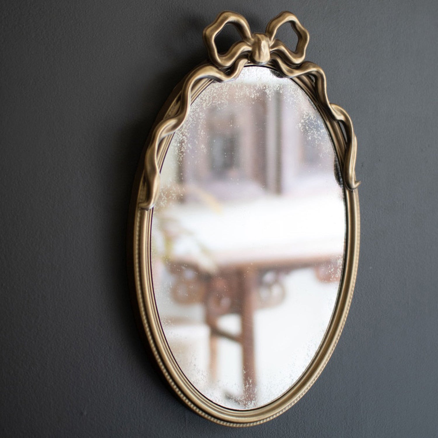 Bow Antique Wall Mirror