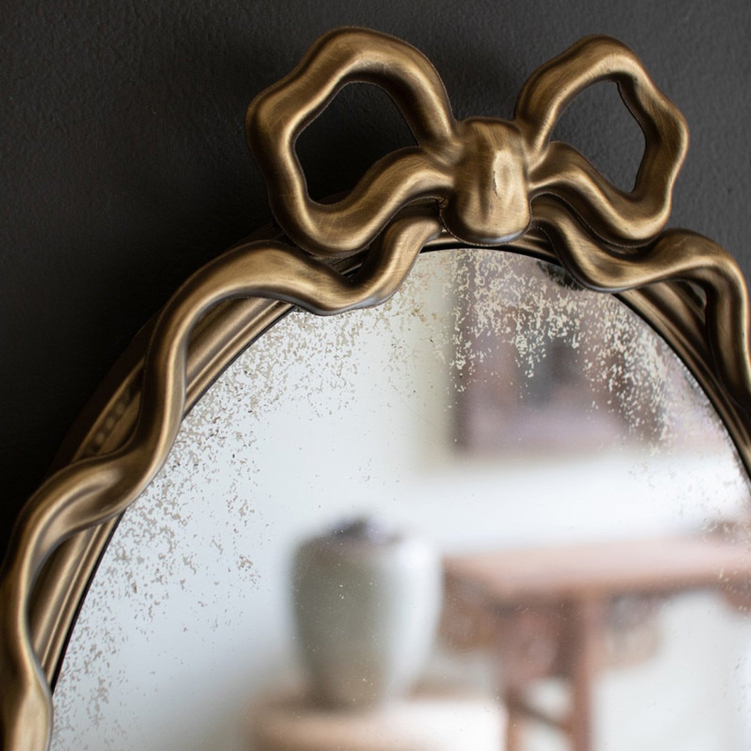 Bow Antique Wall Mirror