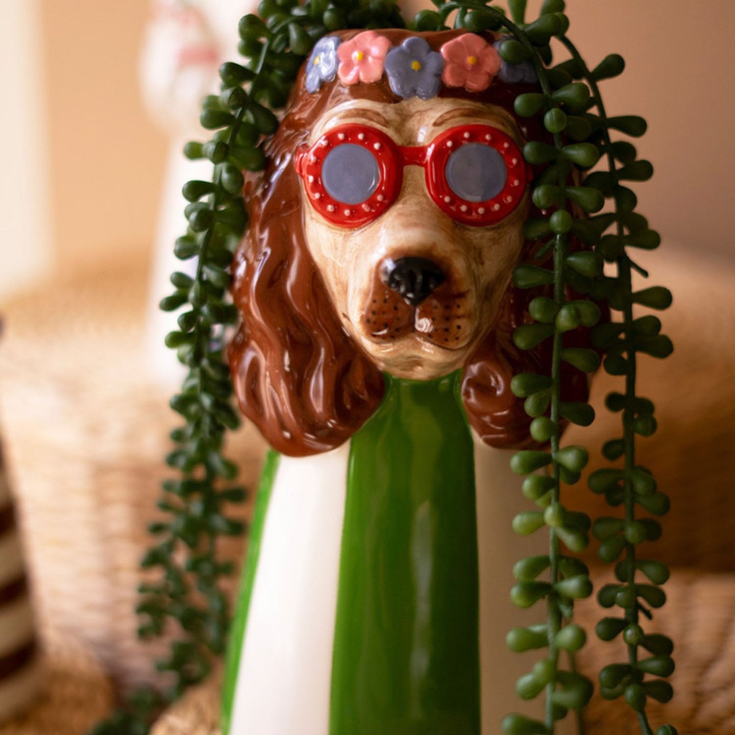 Dogs with Sunnies Vase Set of 3