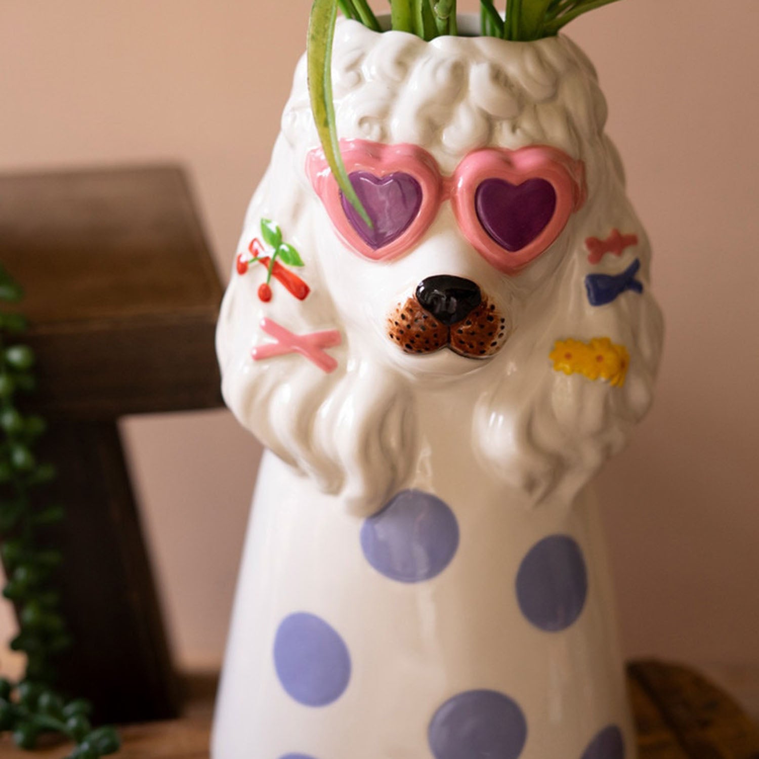 Dogs with Sunnies Vase Set of 3