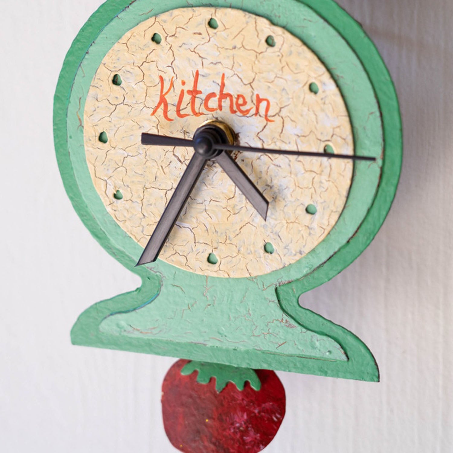 Tomatoes on Scale Wall Clock