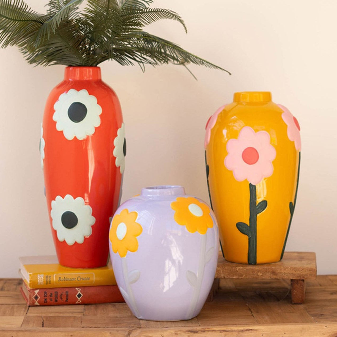 Pretty Flower Vase Set of 3