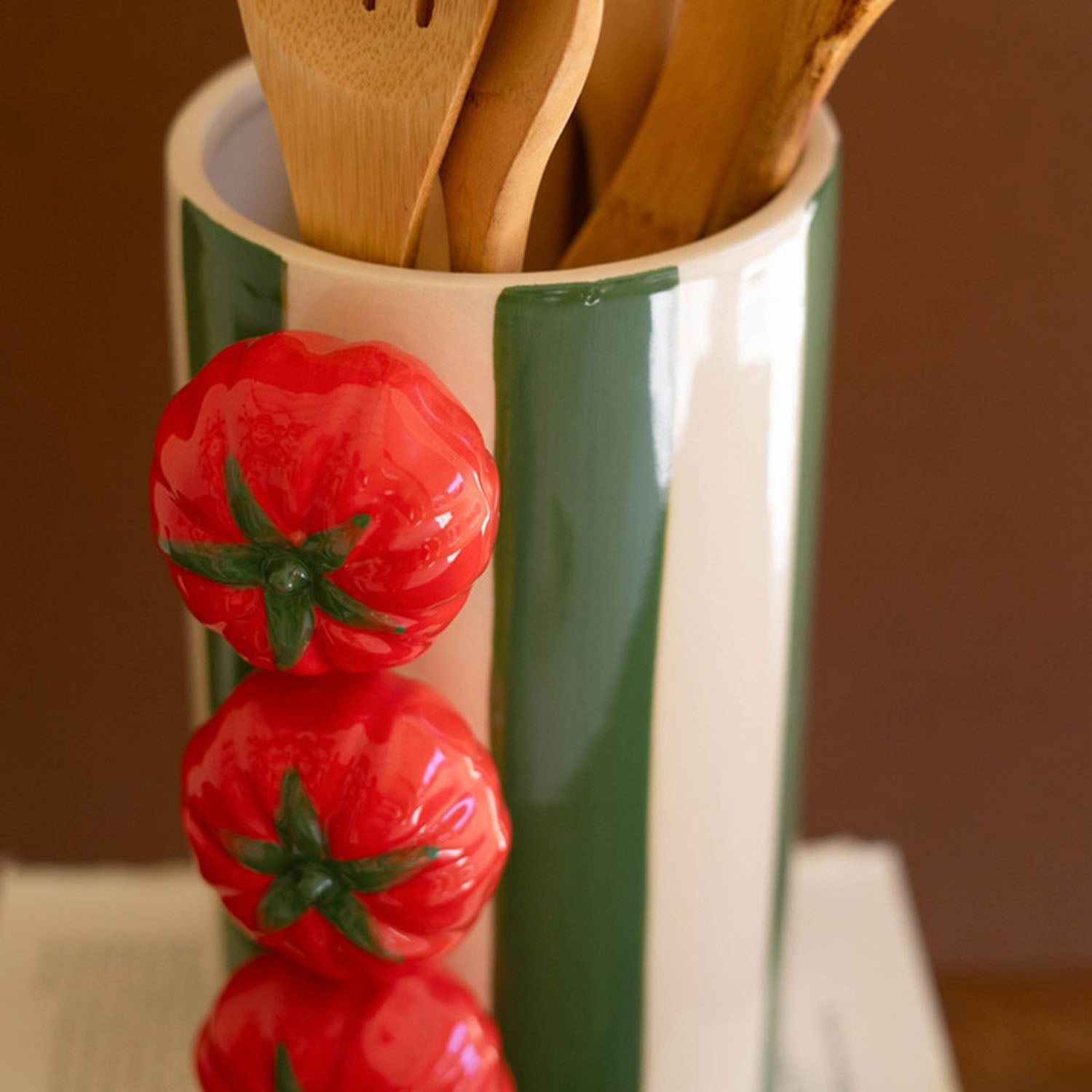 Tomatoe Striped Vase Set of 2