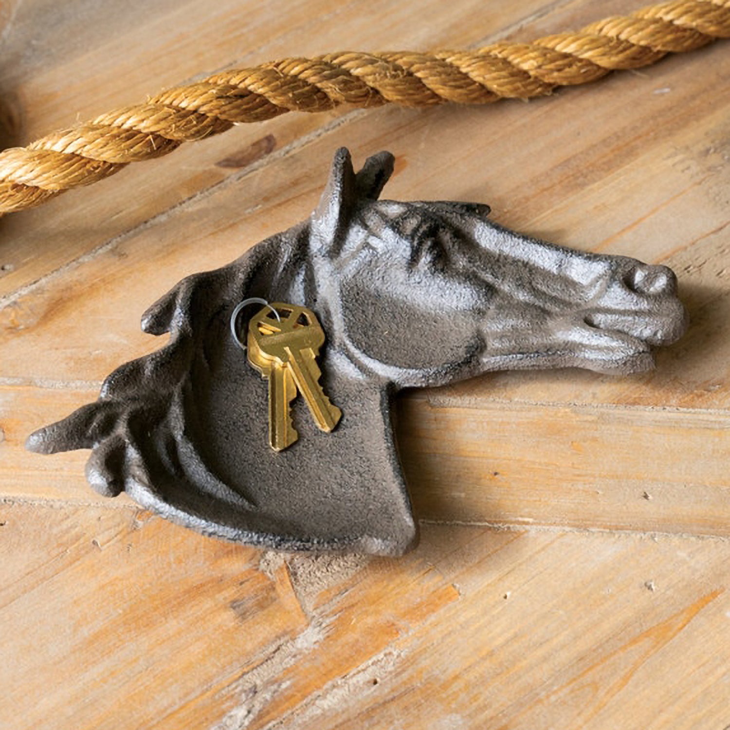Cast Iron Horse Trinket Dish