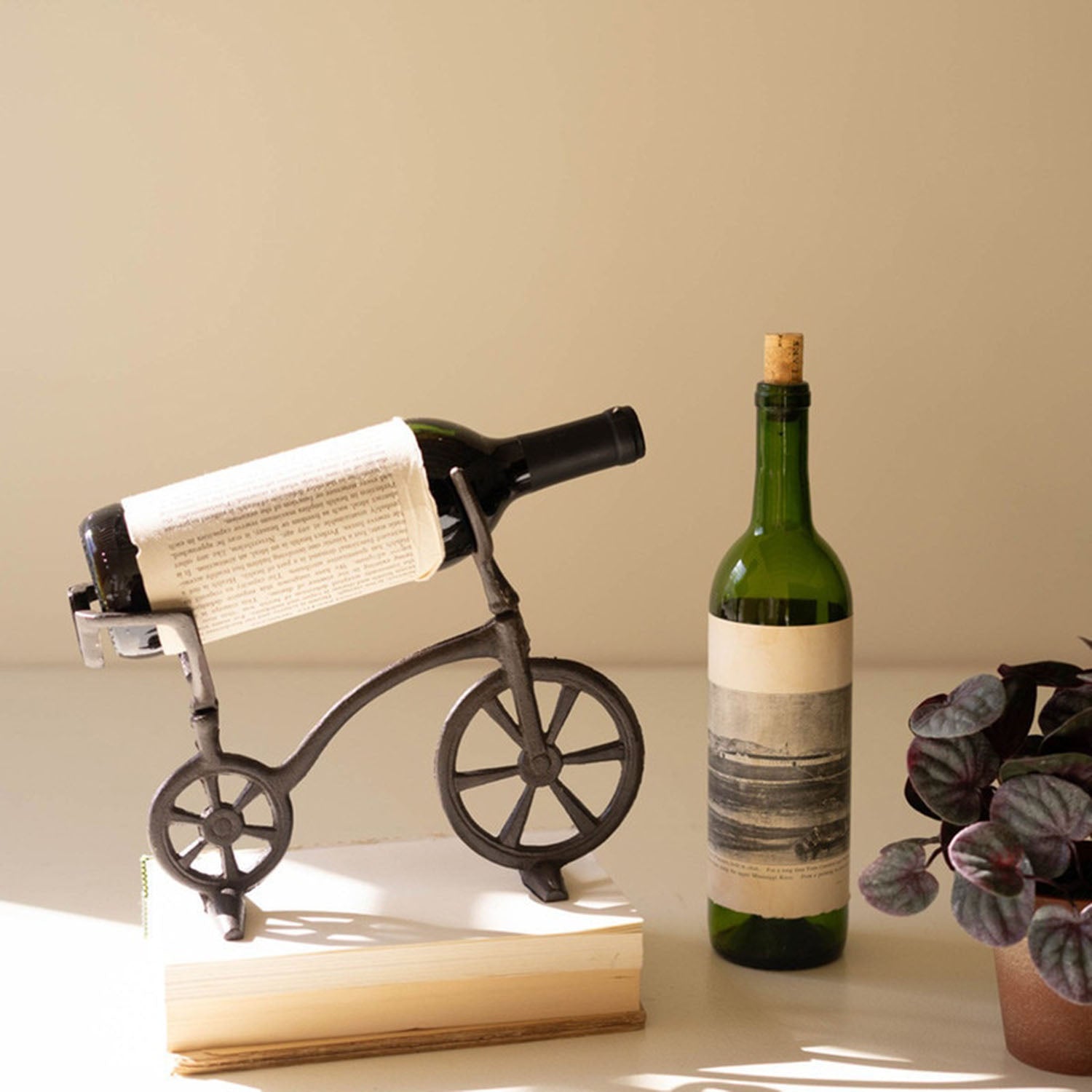 Bicycle Wine Bottle Holder