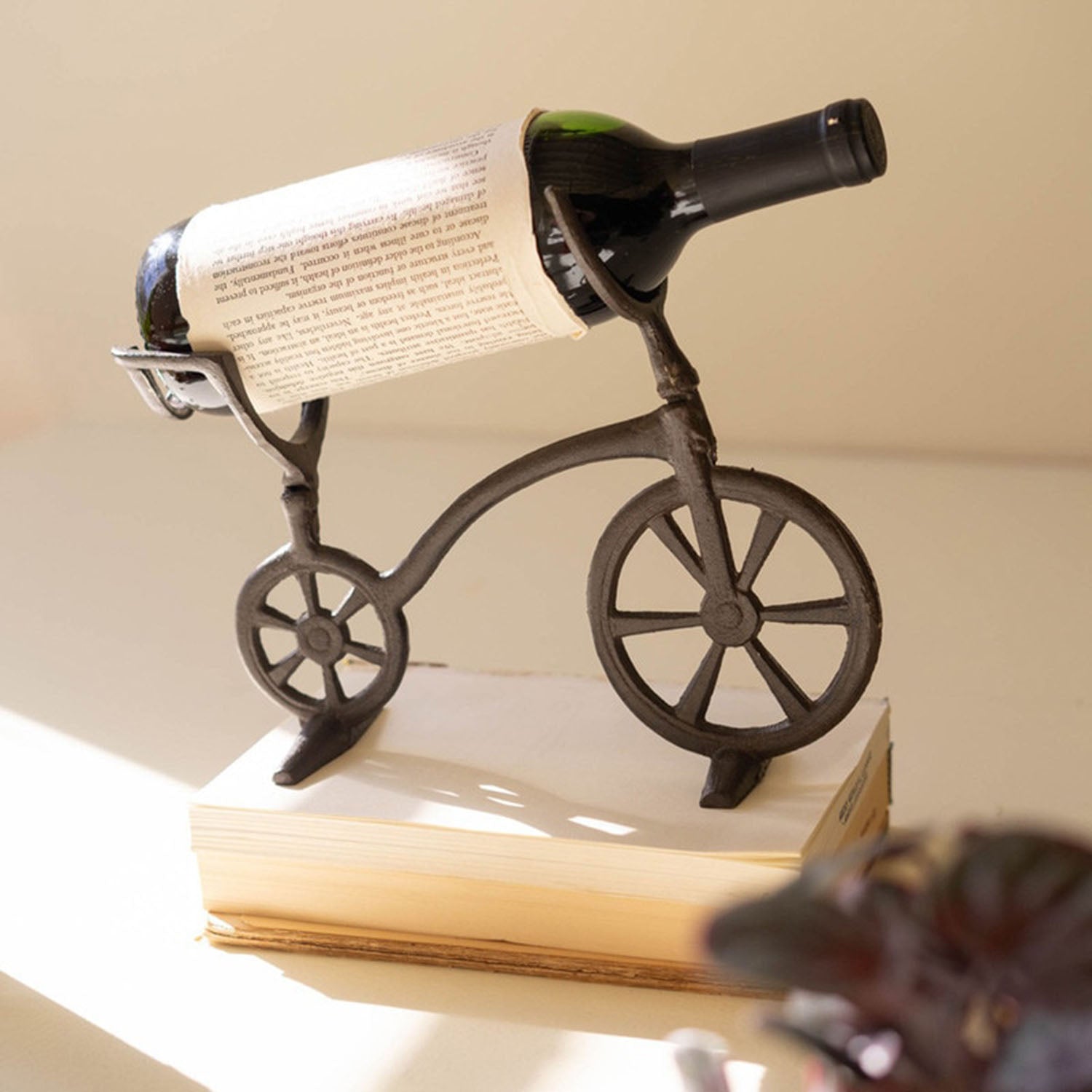 Bicycle Wine Bottle Holder