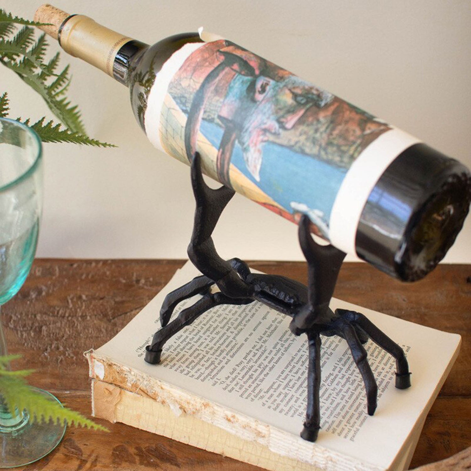 Crab Wine Bottle Holder