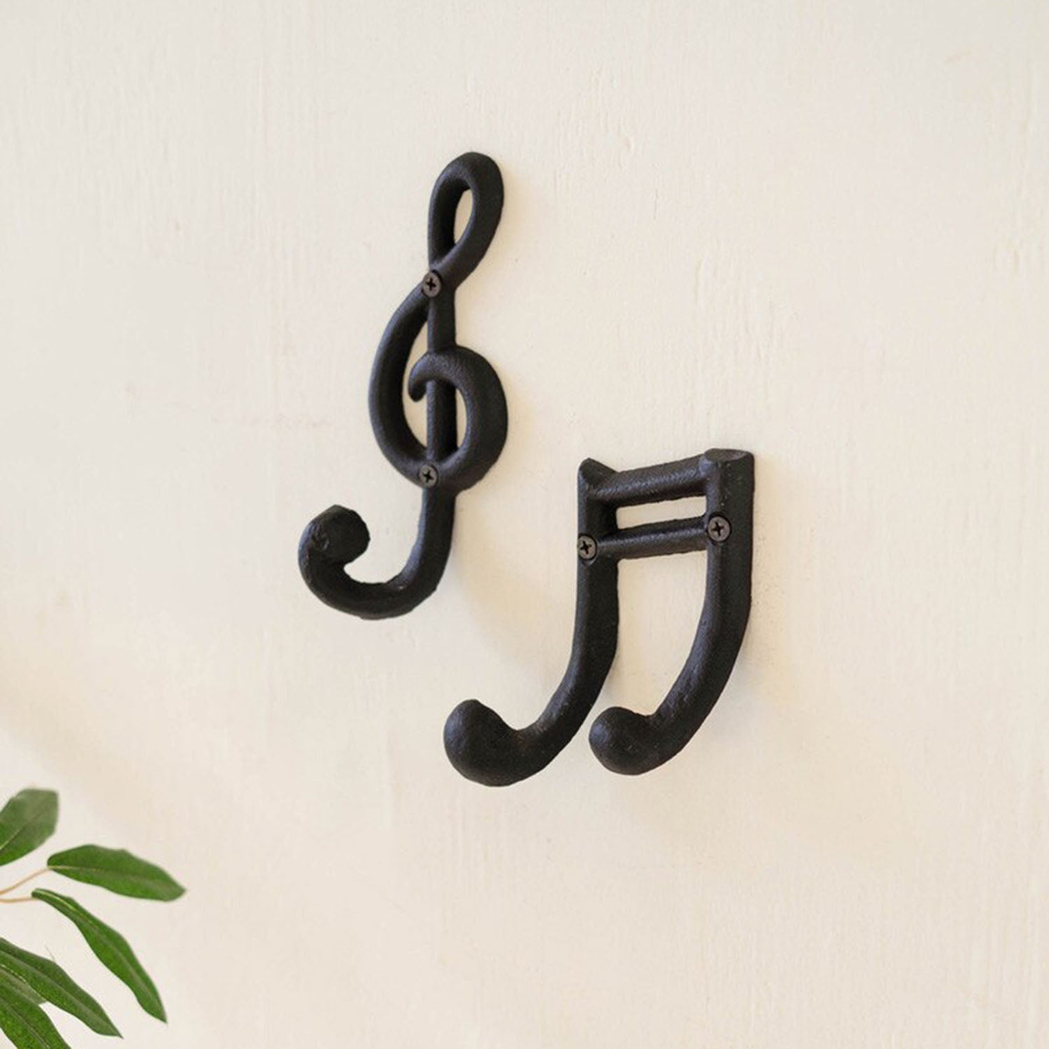 Musical Notes Hooks Set of 2