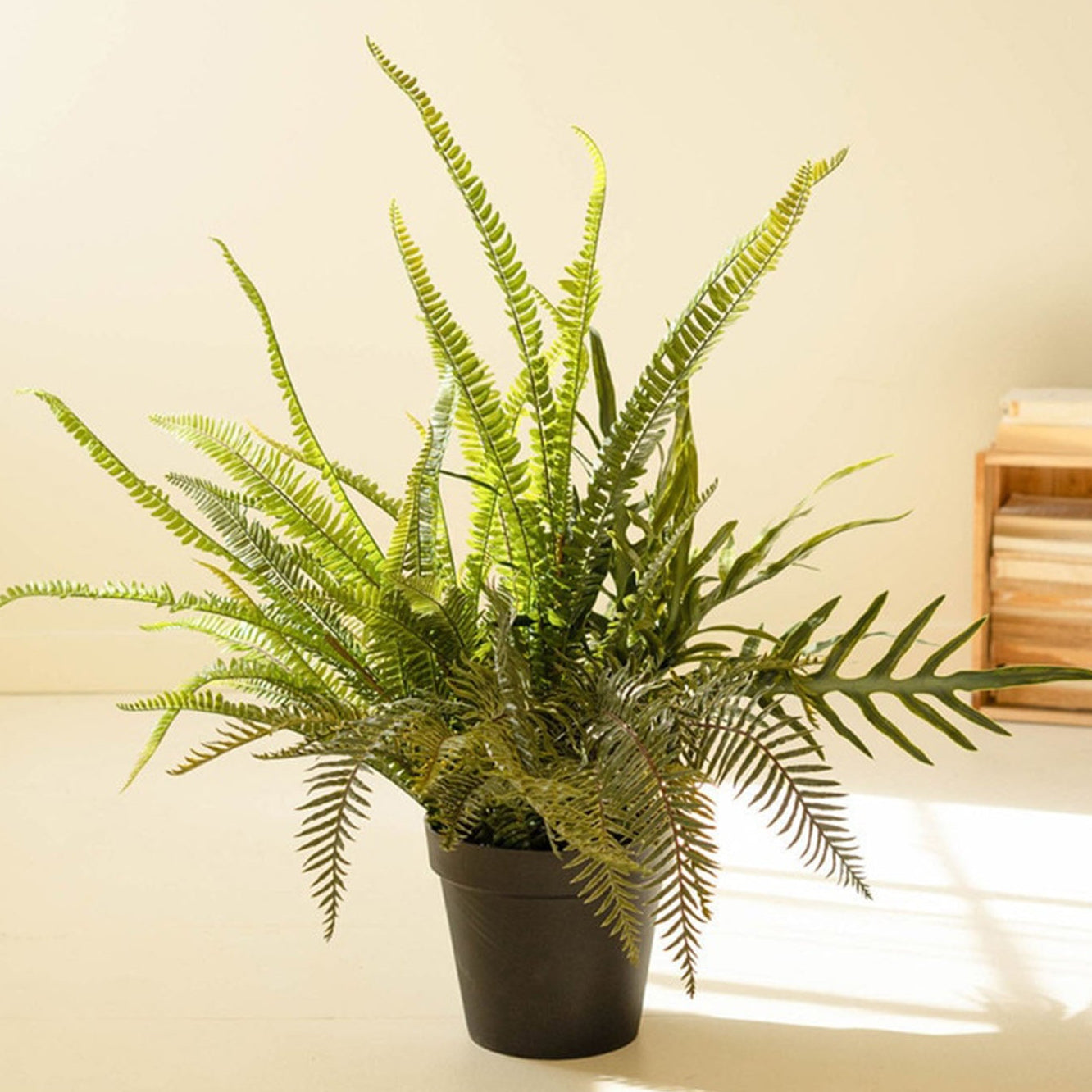 Mixed Fern Potted Faux Plant