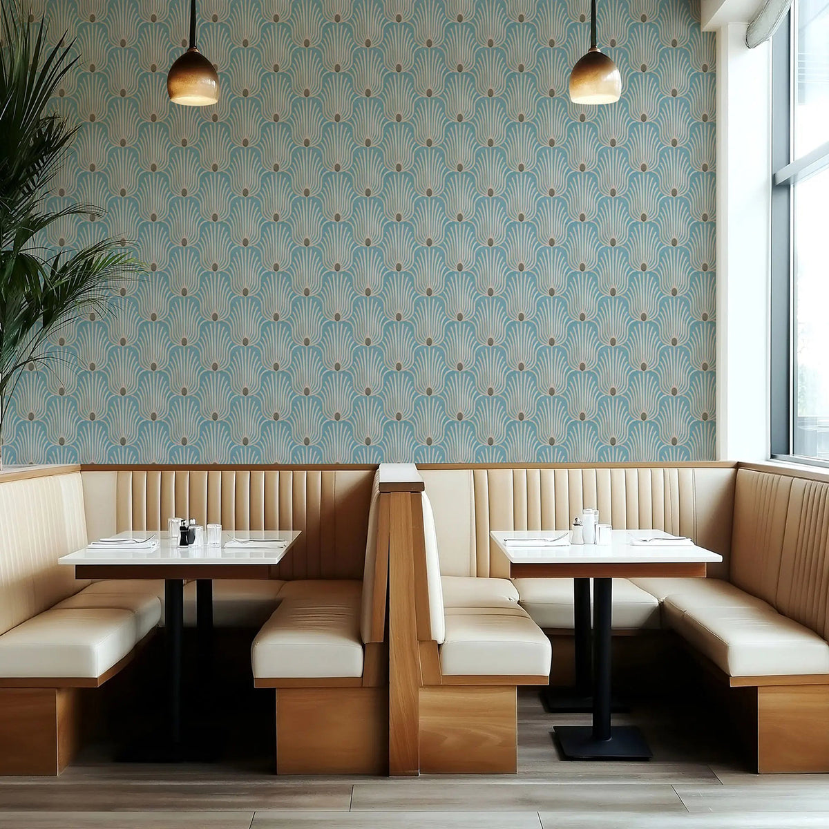 Mitchell Black Carlyle Feather Wallpaper