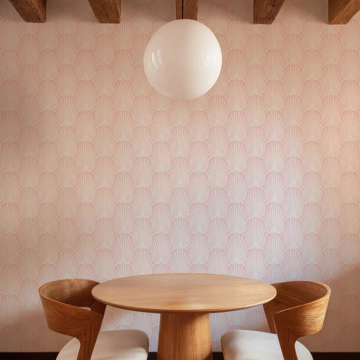 Mitchell Black Carlyle Feather Wallpaper