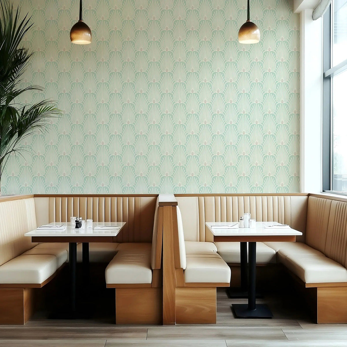 Mitchell Black Carlyle Feather Wallpaper