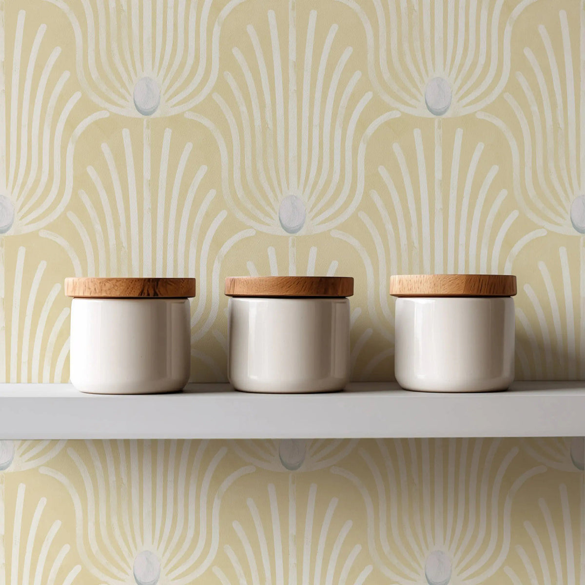 Mitchell Black Carlyle Feather Wallpaper