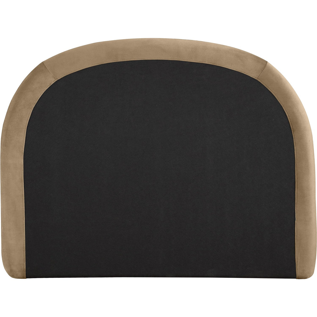 Celine Beige Velvet Upholstered Bed