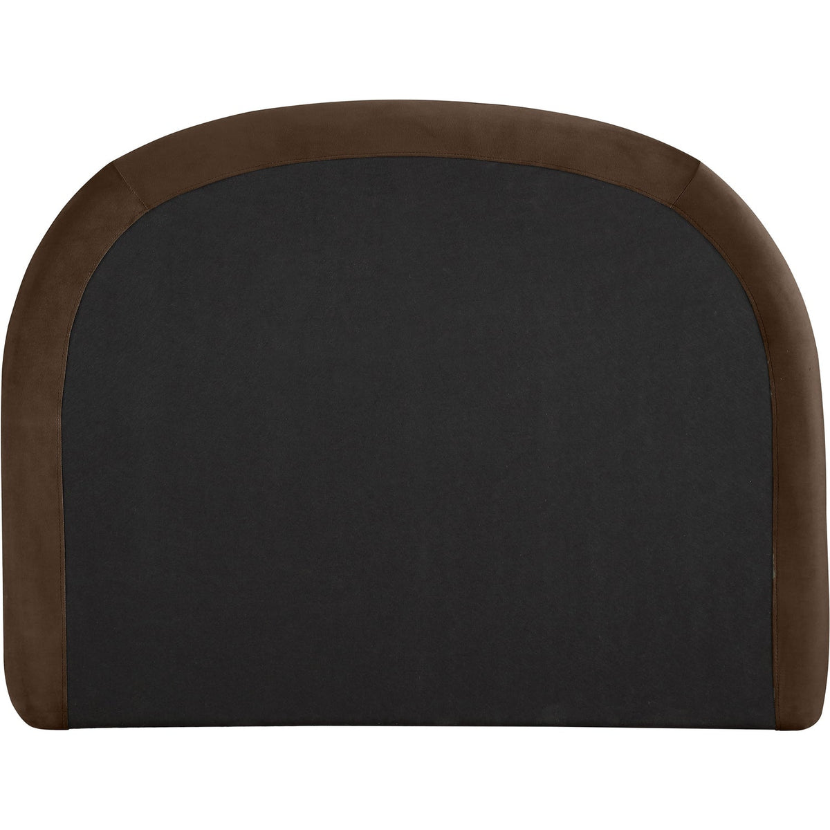 Celine Brown Velvet Upholstered Bed
