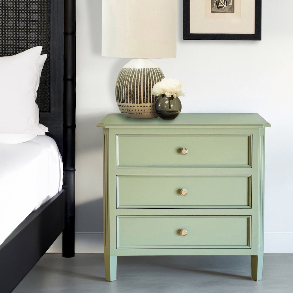 Redford House Clara 3 Drawer Nightstand Set of 2